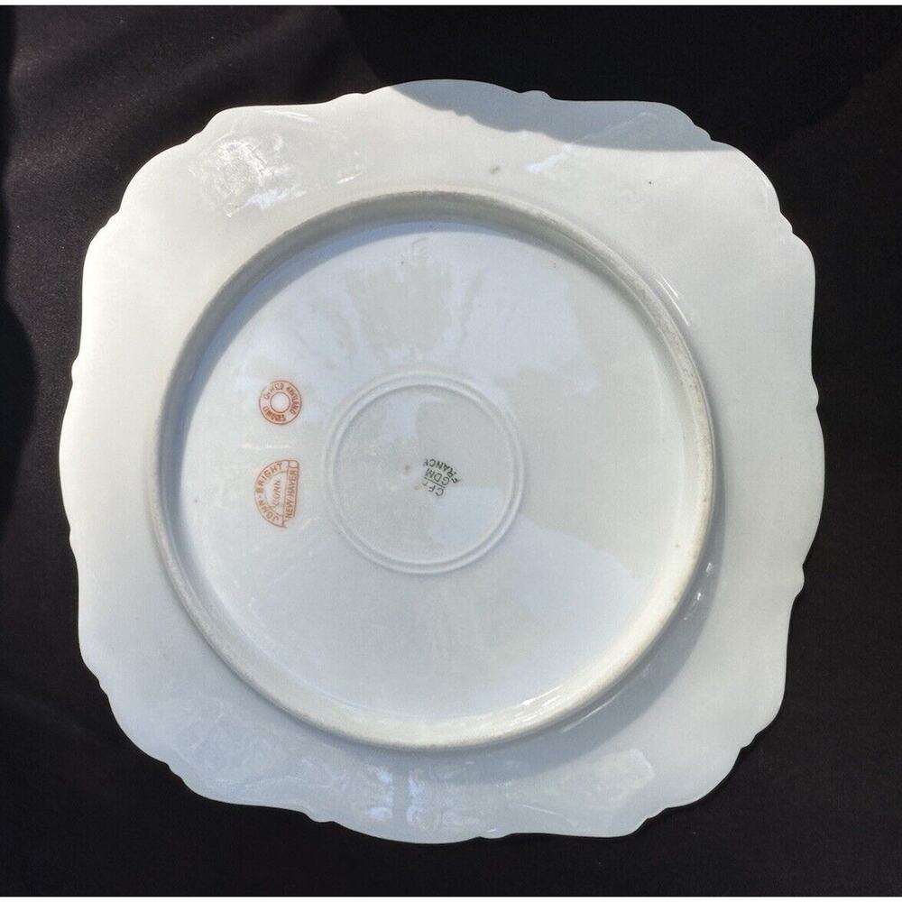 Antique Charles Field Haviland CFH GDM Limoges Plate Lot 1 -9.5” & 4- 7.5” -S69 - Picture 6 of 9